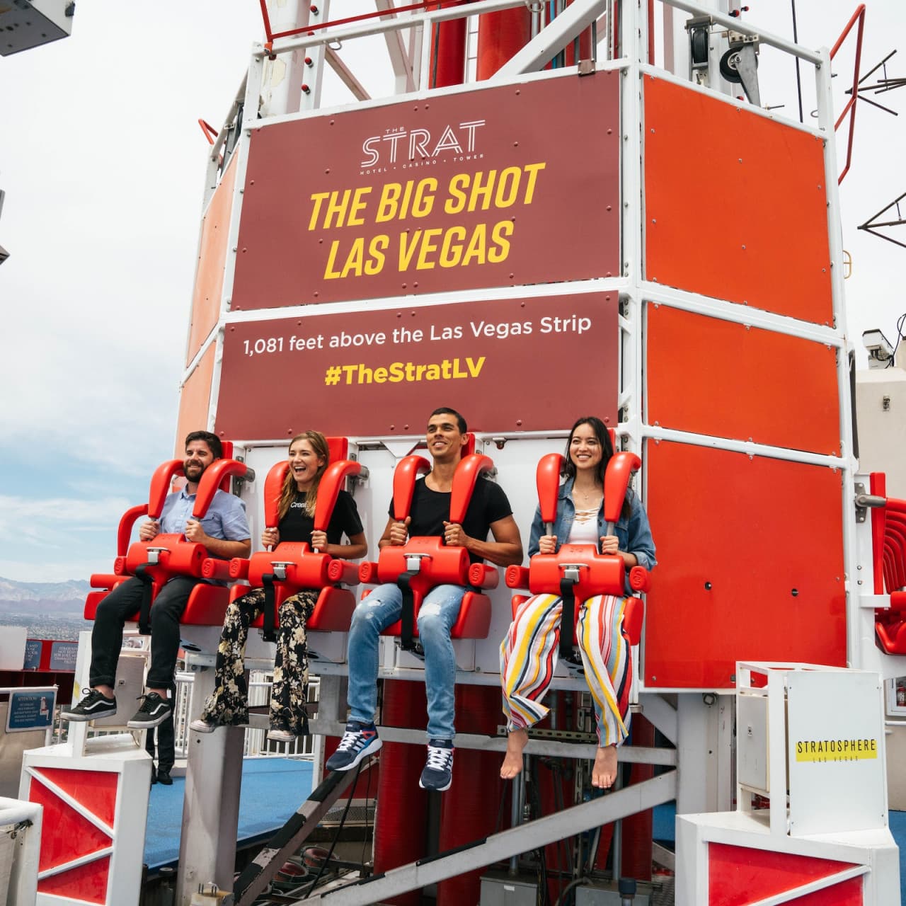SkyPod, SkyJump, and Thrill Rides at The STRAT Tower