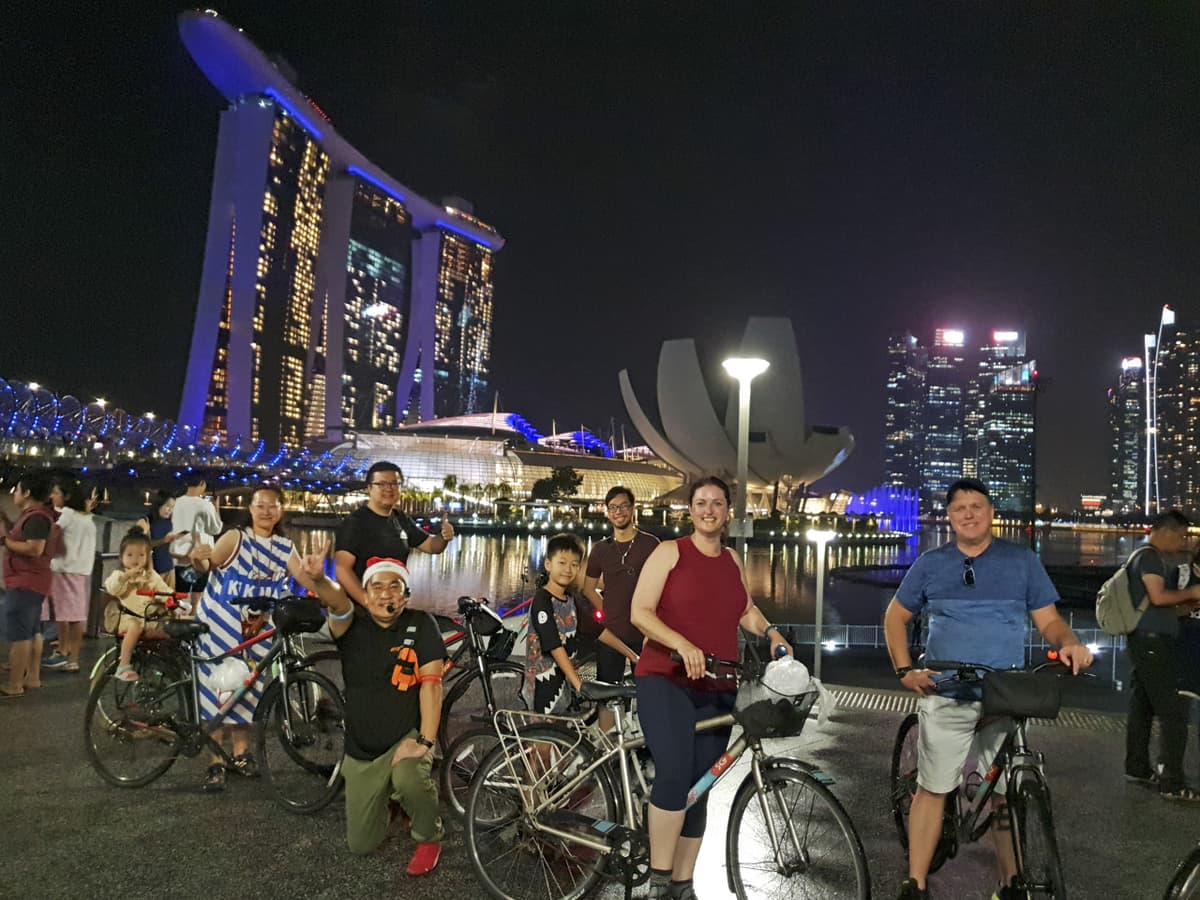 Marina Bay Night Cycling Tour