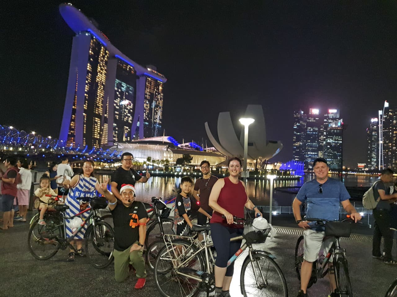 Marina Bay Night Cycling Tour