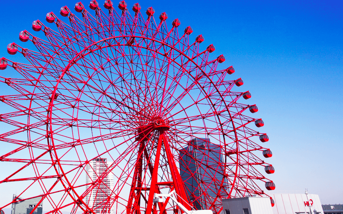 Osaka Umeda HEP FIVE Ferris Wheel Ticket
