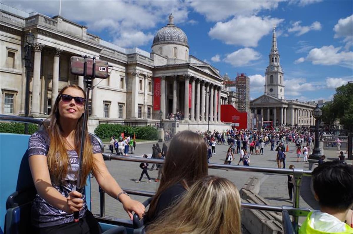 London Open Top Bus Tour with English-speaking Guide