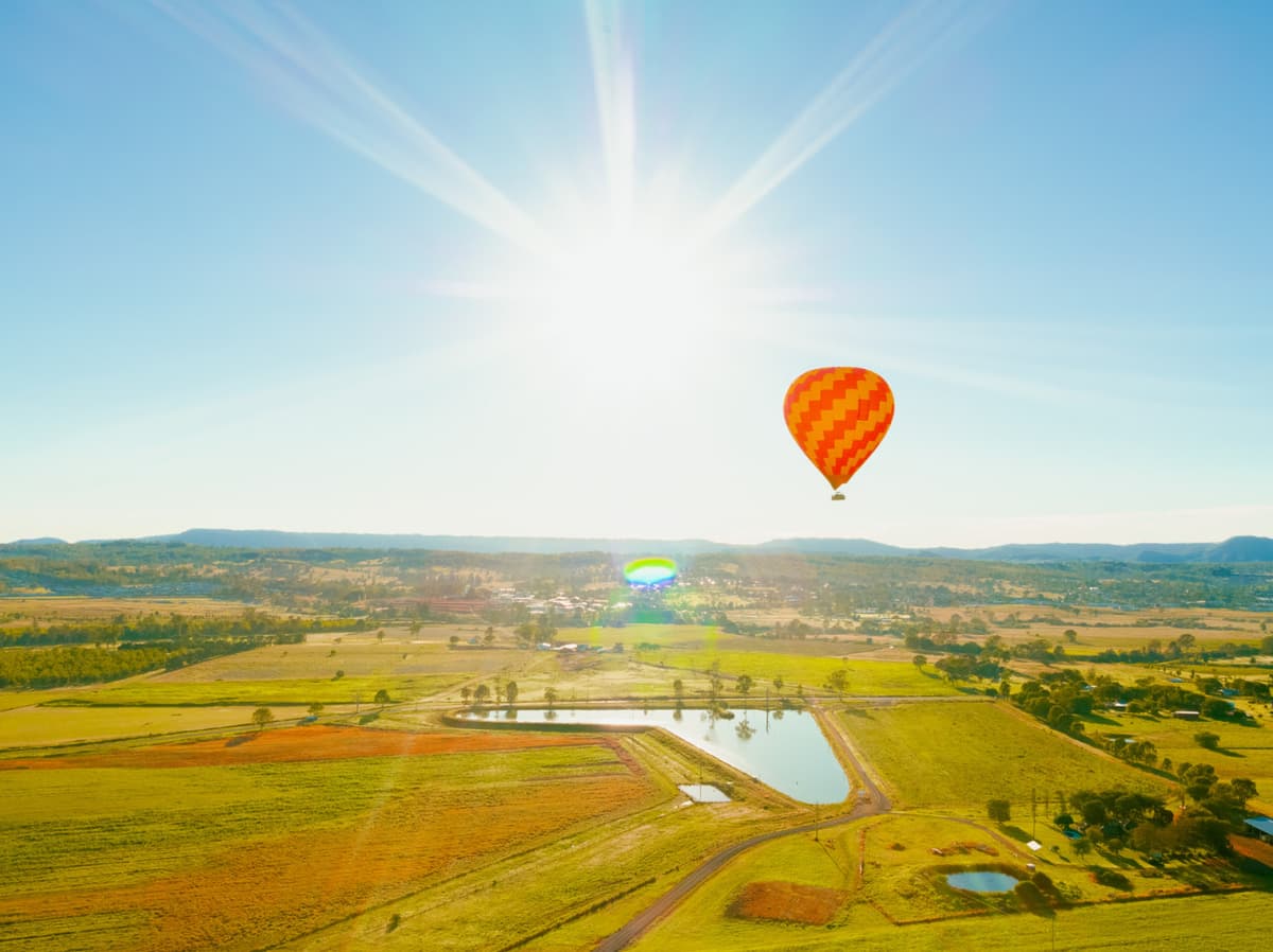 Hot Air Balloon Flight over Gold Coast with Optional upgrade to Breakfast