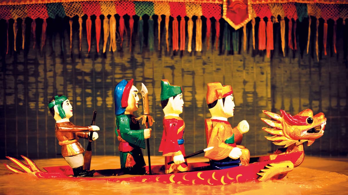 Golden Dragon Water Puppet Show
