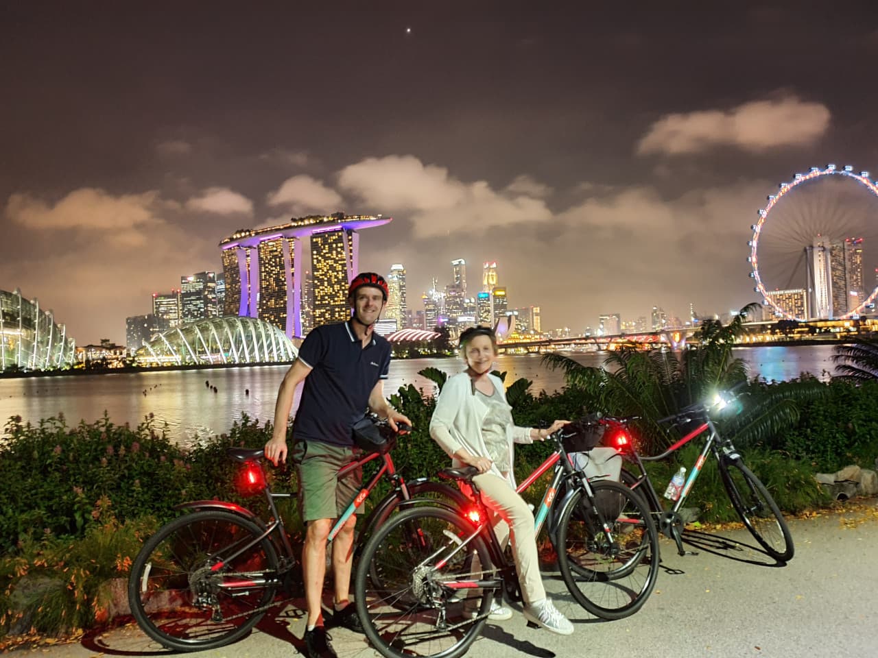 Marina Bay Night Cycling Tour