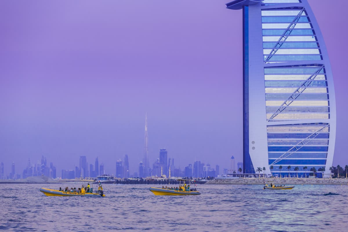 The Yellow Boats Dubai Speedboat Tour