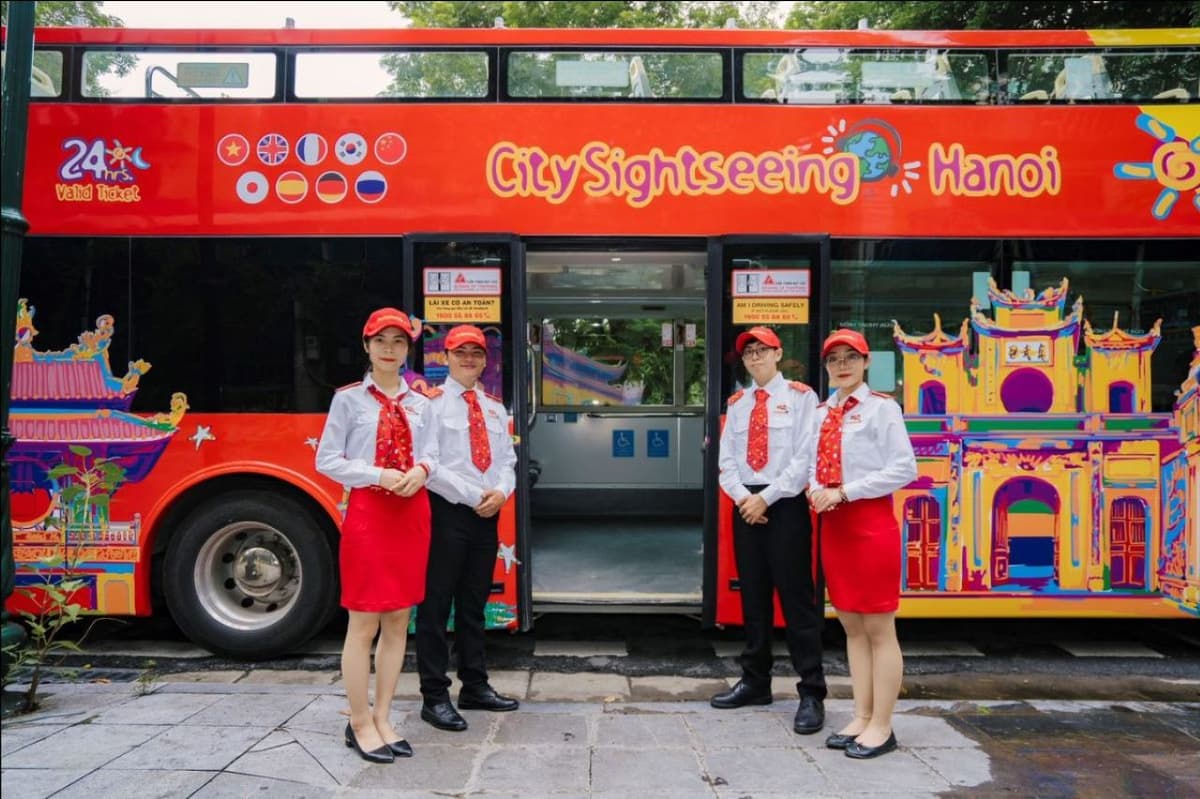 City Sightseeing Hanoi Hop-on Hop-off Bus Tour