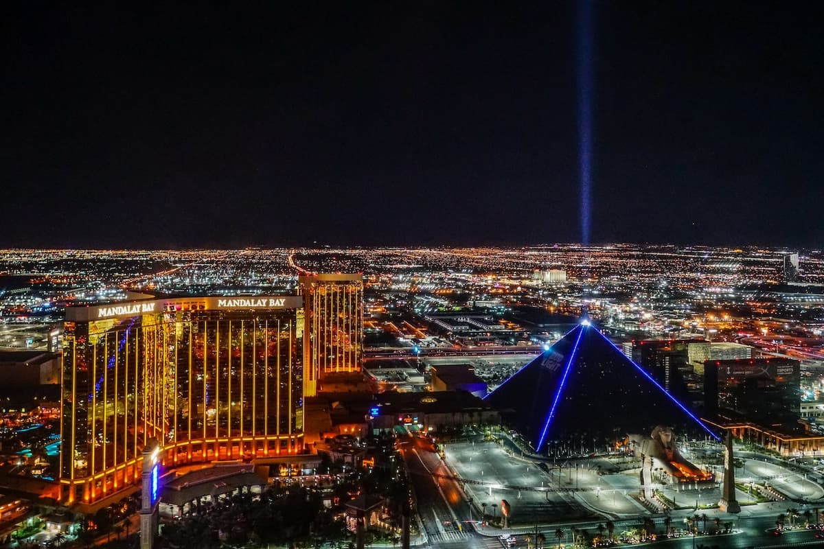 Las Vegas Strip Helicopter Night Flight