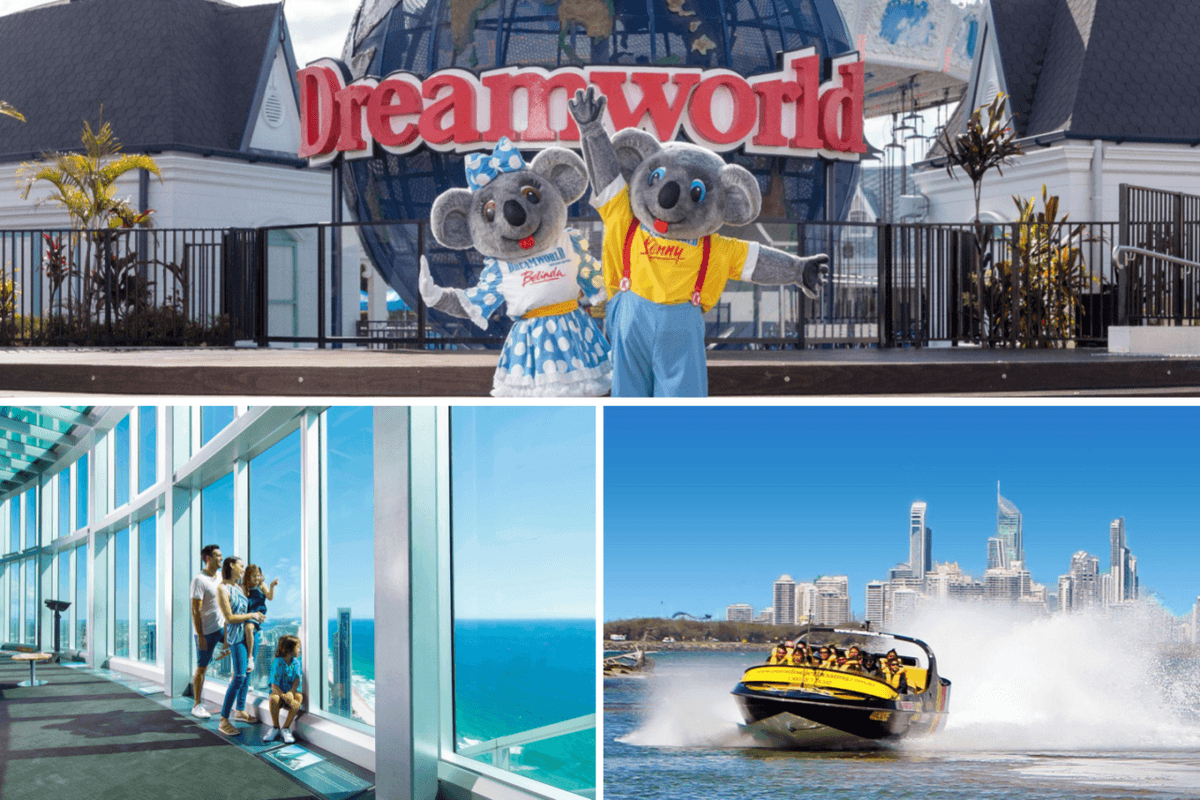 COMBO: Dreamworld + Skypoint + Paradise Jet Boating in Gold Coast