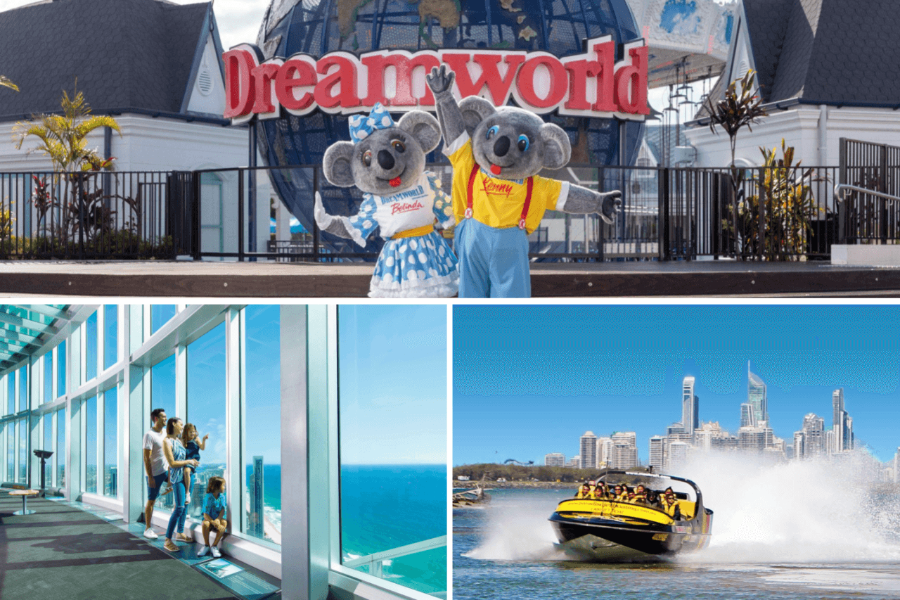 COMBO: Dreamworld + Skypoint + Paradise Jet Boating in Gold Coast
