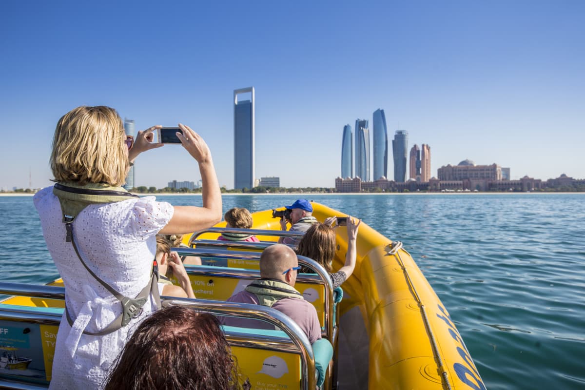 The Yellow Boats Abu Dhabi Speedboat Tour