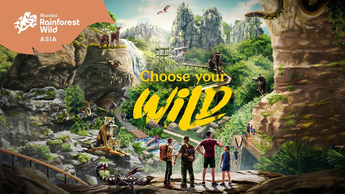 2-Park Destination Pass: Singapore Night Safari + Rainforest Wild Adventure Tickets