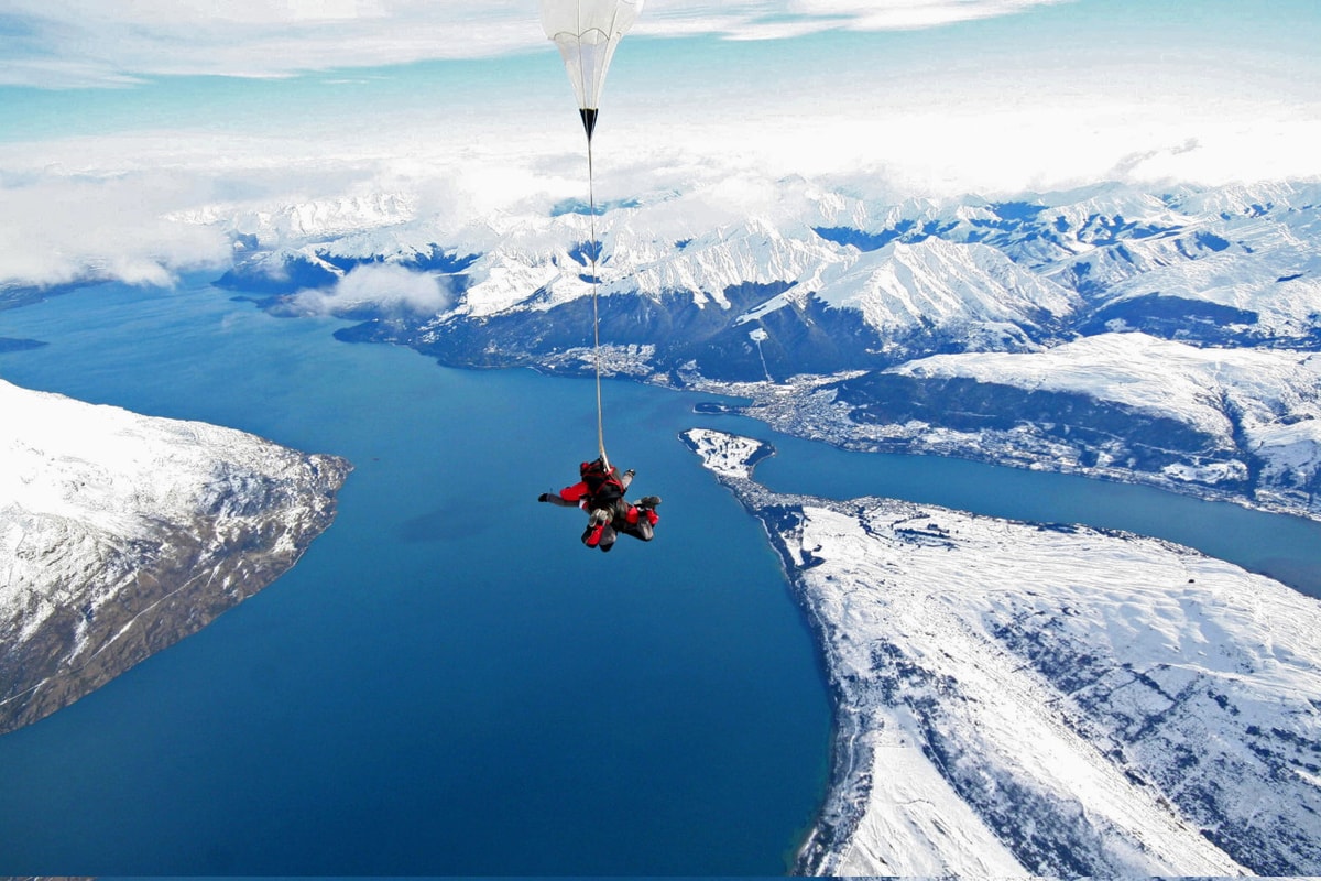 Tandem Skydiving Experience Queenstown by NZONE