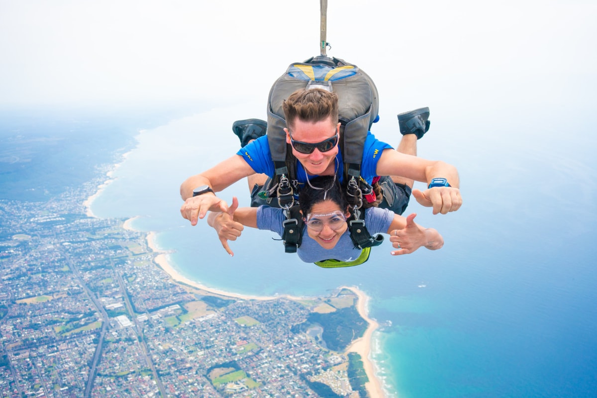 Tandem Skydiving Experience Wollongong Sydney
