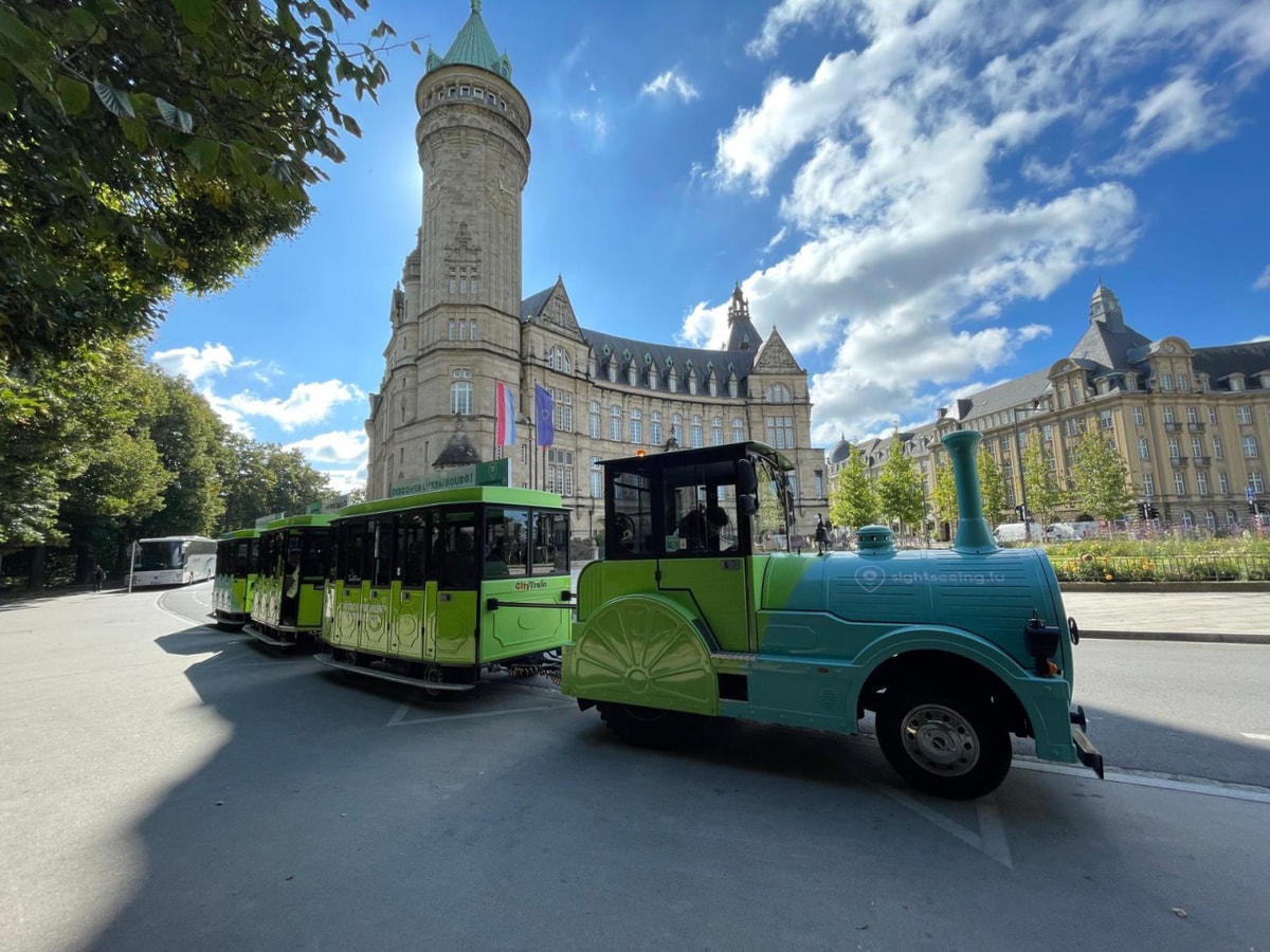 City Train in Old Town Luxembourg