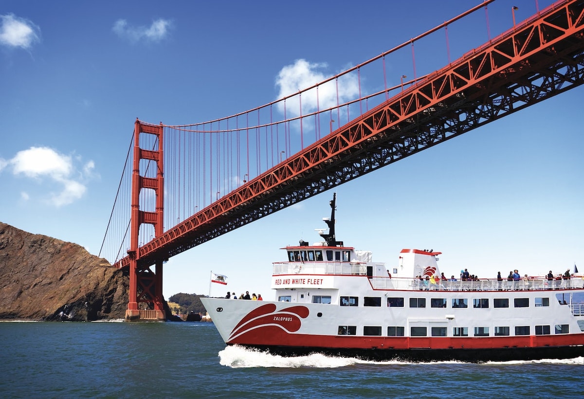 San Francisco Bay 1 Hour Golden Gate Sightseeing Boat Cruise by Red and White Fleet