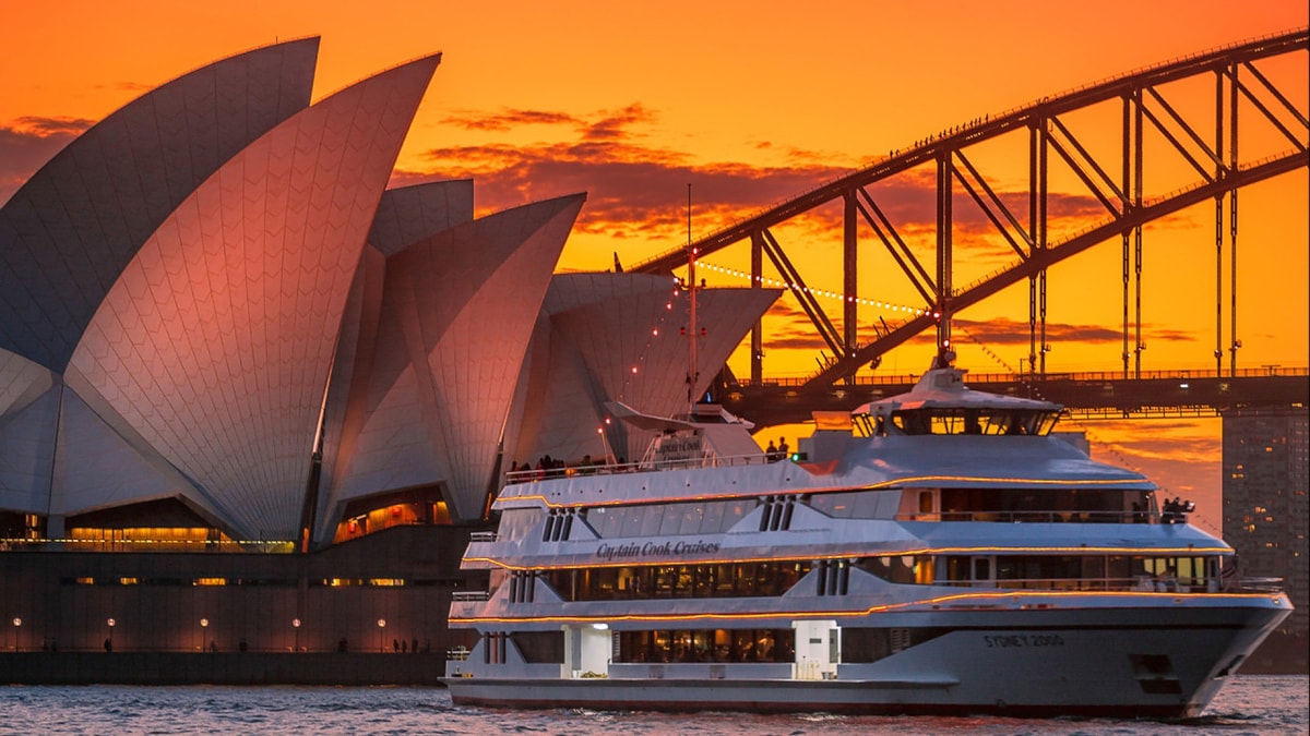 Sydney Harbour Sunset Dinner Cruise aboard Captain Cook Cruises