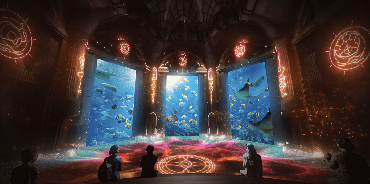 Atlantis Aquaventure World Dubai - The Lost World Aquarium Ticket