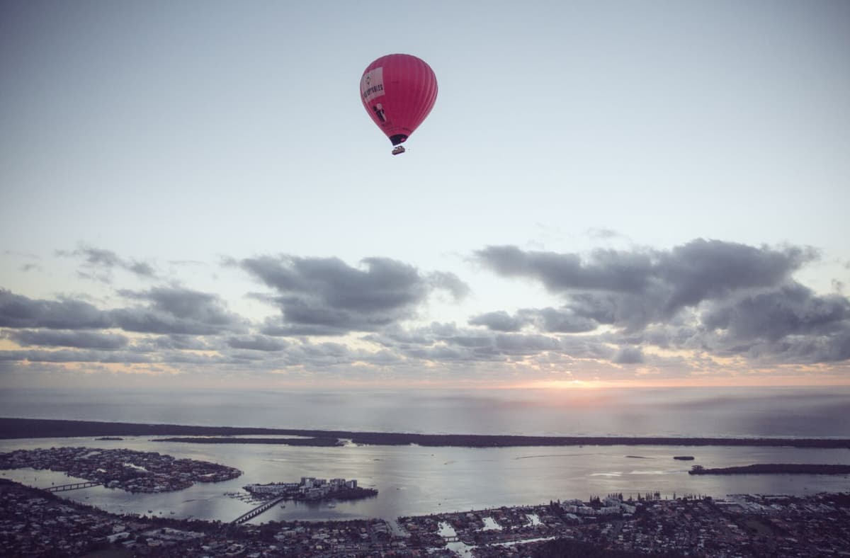 Gold Coast Hot Air Balloon Flight by Go Ballooning