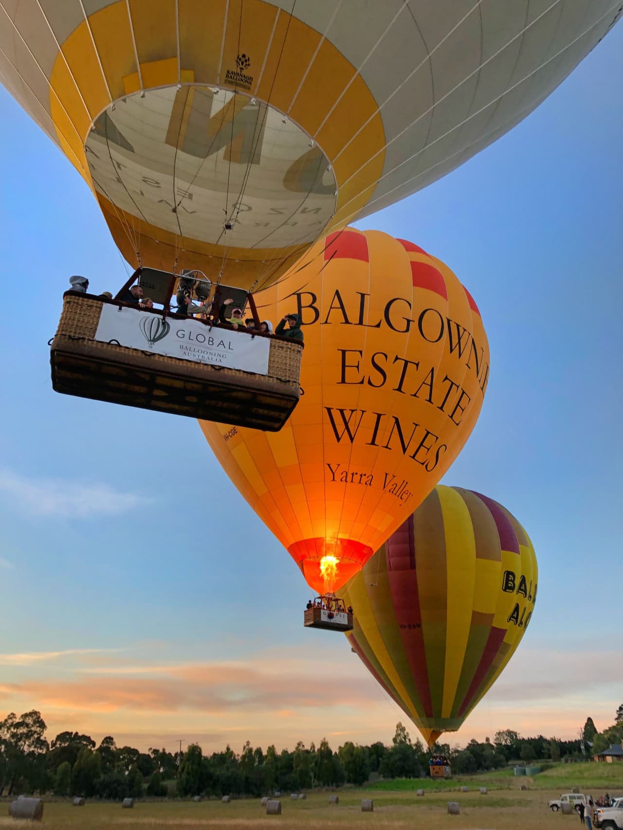 Sunrise Hot Air Balloon Flight over Yarra Valley with Photos