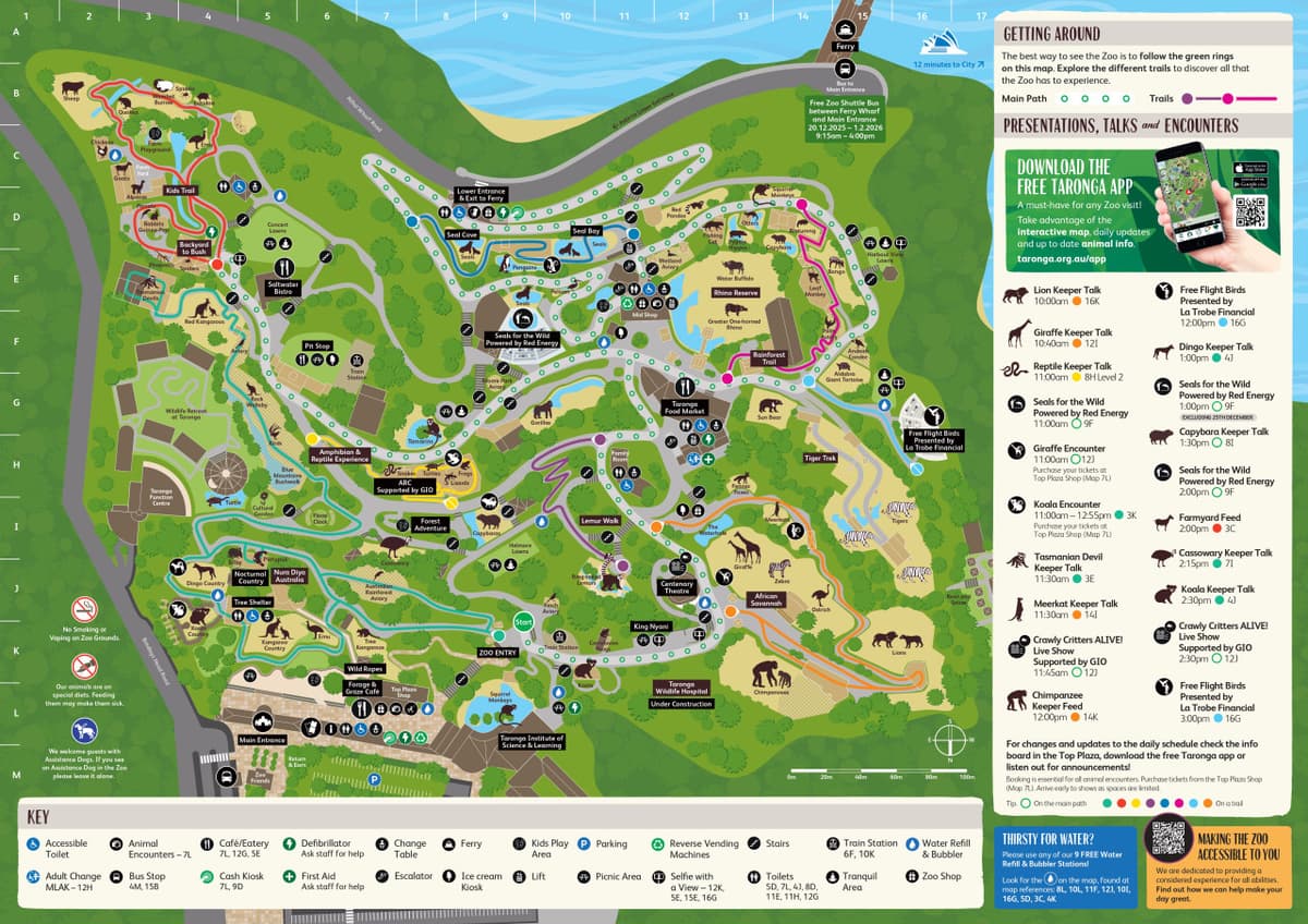 Taronga Zoo Ticket with Optional Round Trip Ferry