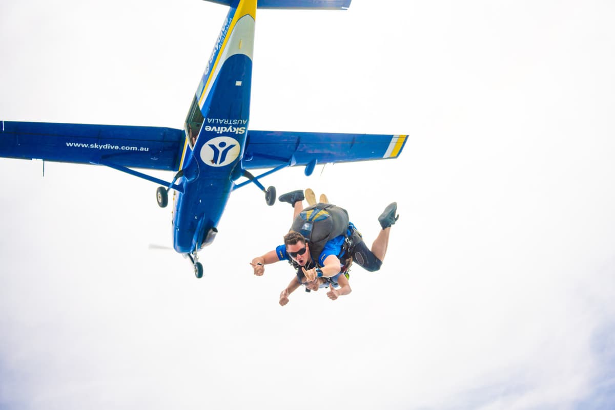 Tandem Skydiving Experience Wollongong Sydney