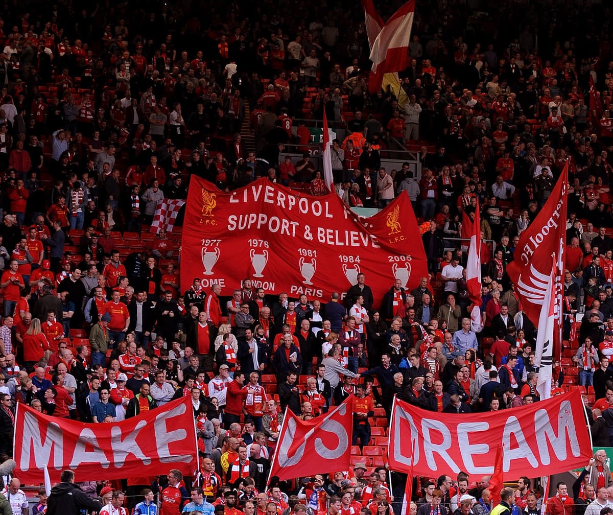 Liverpool FC Premier League Football Match Ticket at Anfield Stadium