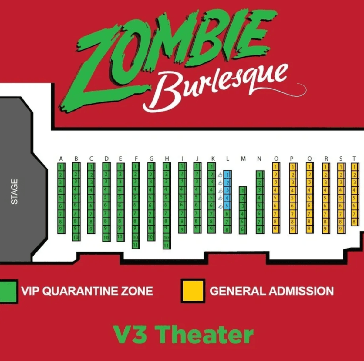 V Theatre Las Vegas - Zombie Burlesque Show