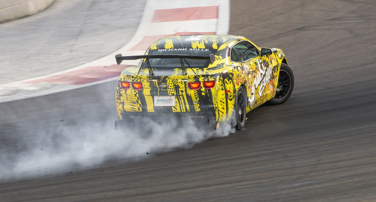 Yas Marina Circuit Chevrolet Drift Taxi Passenger Experience