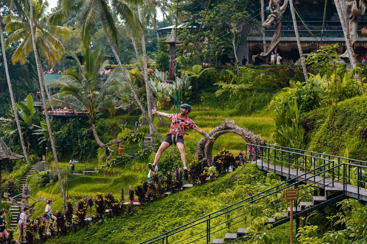 Alas Harum Bali: Swing, Skybike, and Zipline