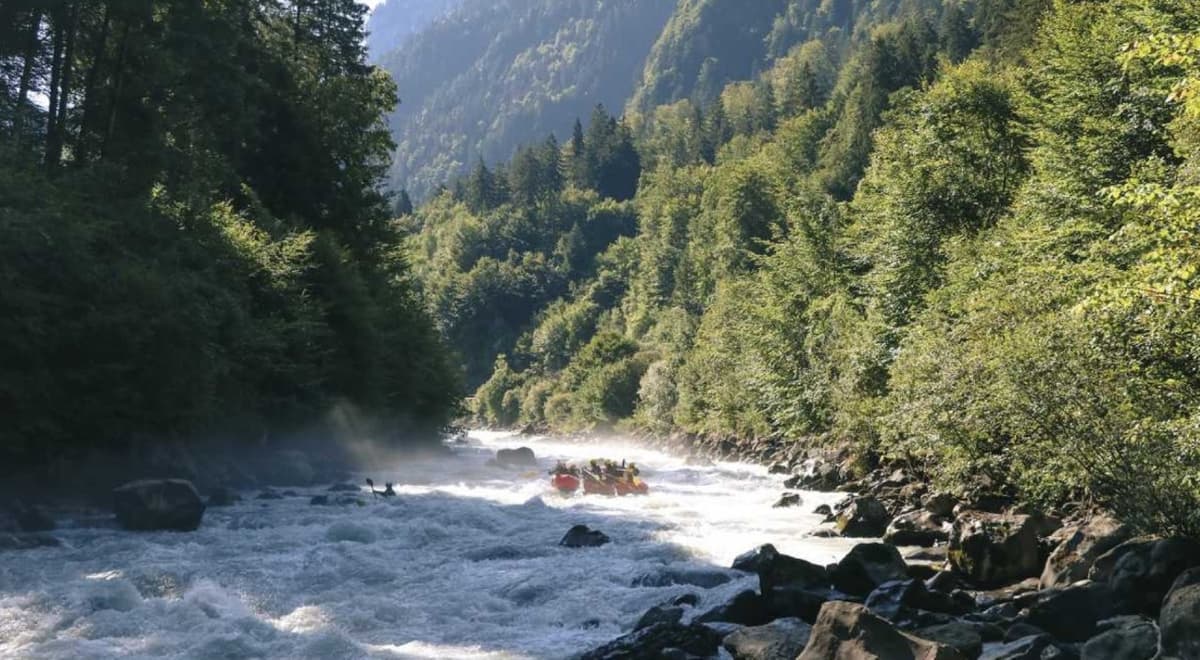River Rafting in Lutschine