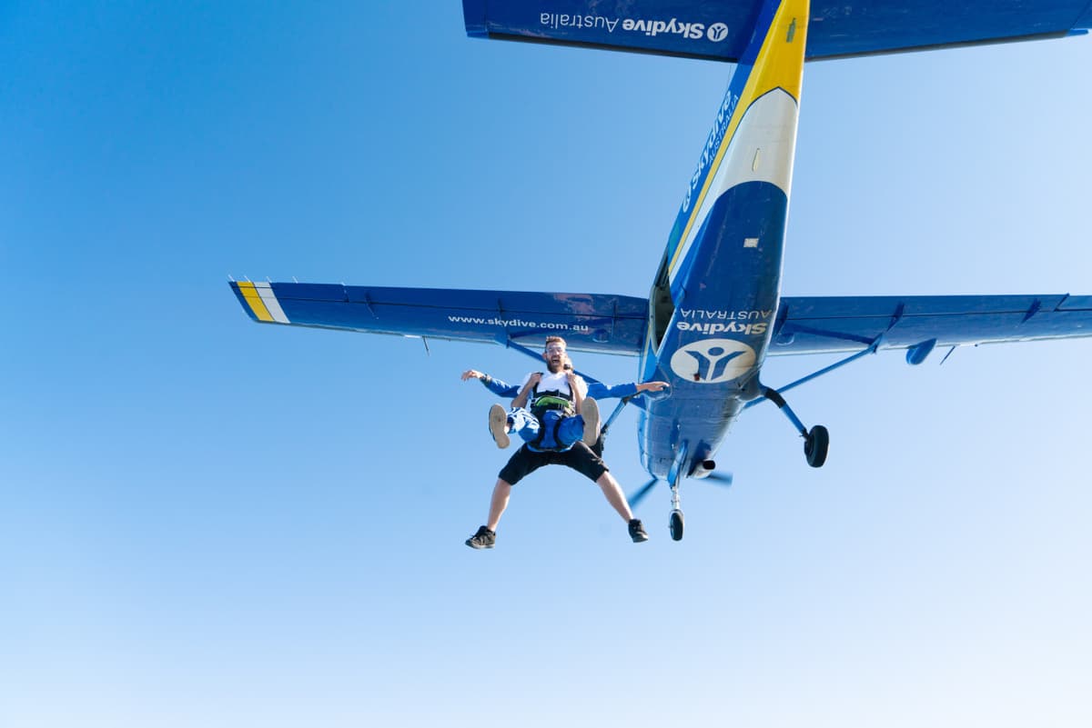 Tandem Skydiving Experience Wollongong Sydney