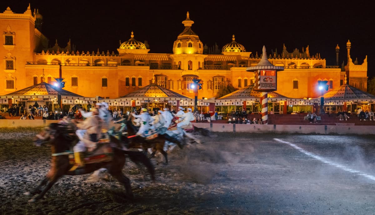 Fantasia 1001 Nights Dinner Show with Round Trip Transfers from Marrakech