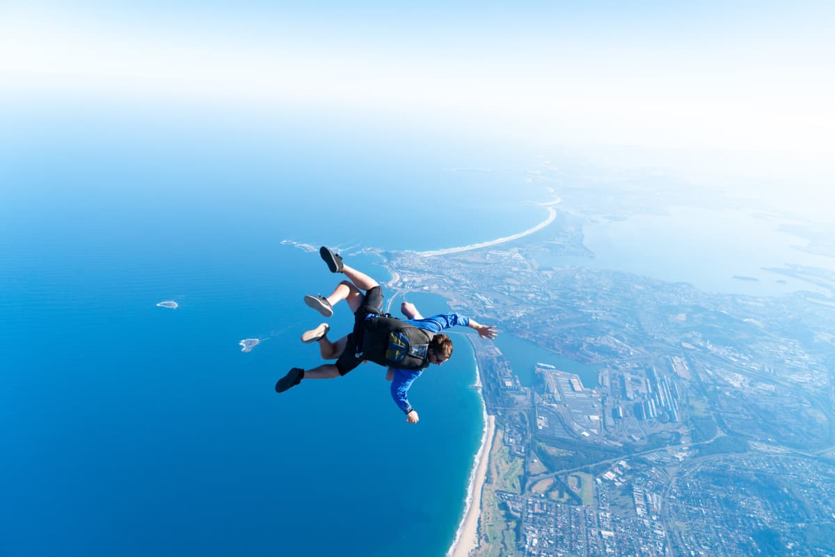 Tandem Skydiving Experience Wollongong Sydney
