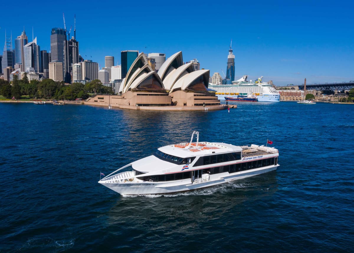 Sydney Harbour Whale Watching Cruise aboard Captain Cook Cruises