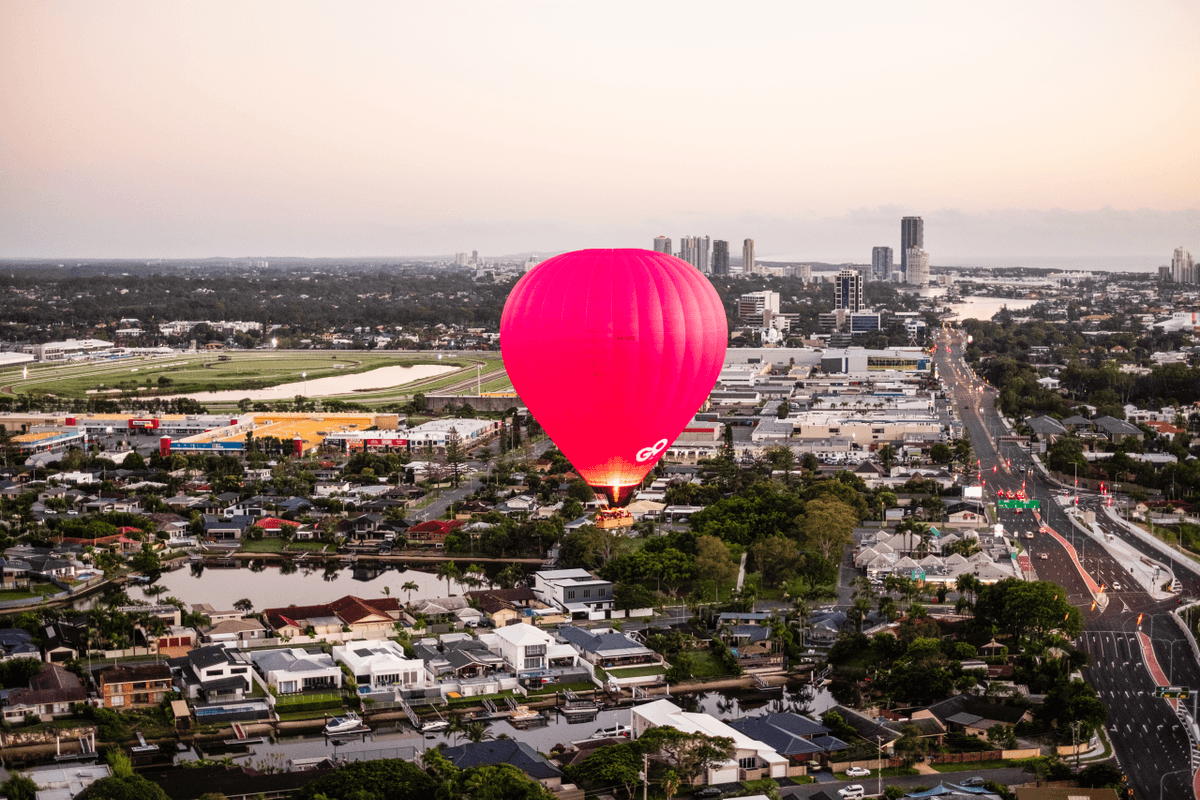 Gold Coast Hot Air Balloon Flight by Go Ballooning