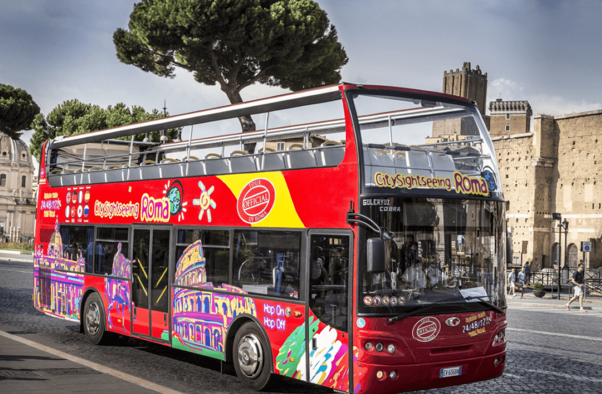City Sightseeing Rome Hop-on Hop-off Bus Tour with Colosseum, Vatican Museums, and Sistine Chapel