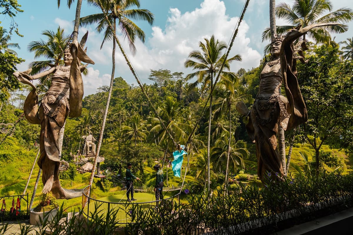 Alas Harum Bali: Swing, Skybike, and Zipline