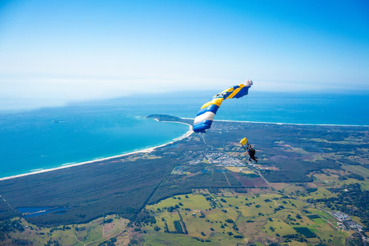 Tandem Skydiving Experience Byron Bay