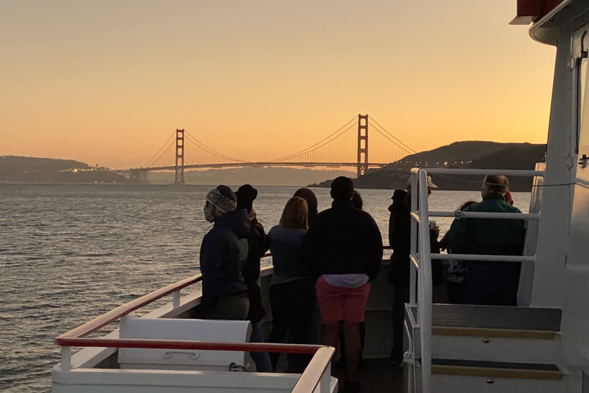 San Francisco Bay 2 Hour Sunset or Evening Sightseeing Boat Cruise by Red and White Fleet