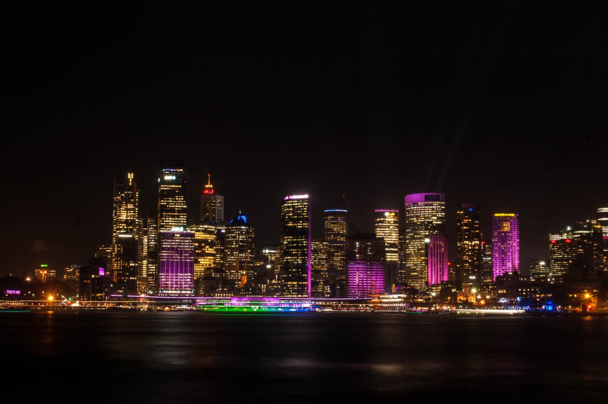 Vivid Festival of Light and Sound Cruise with Buffet Dinner aboard Sydney Princess Cruises