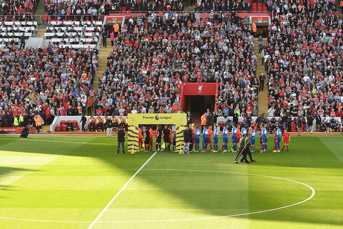 Liverpool FC Premier League Football Match Ticket at Anfield Stadium