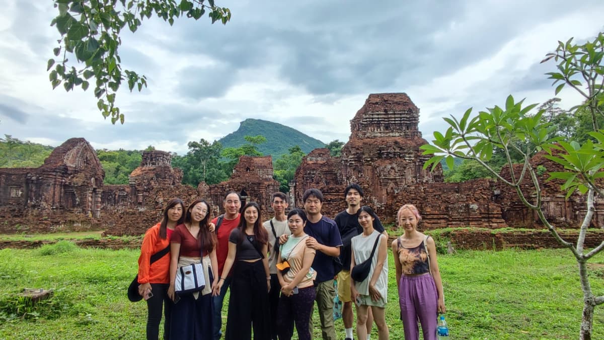 My Son Sanctuary Tour from Da Nang with Thu Bon River Cruise