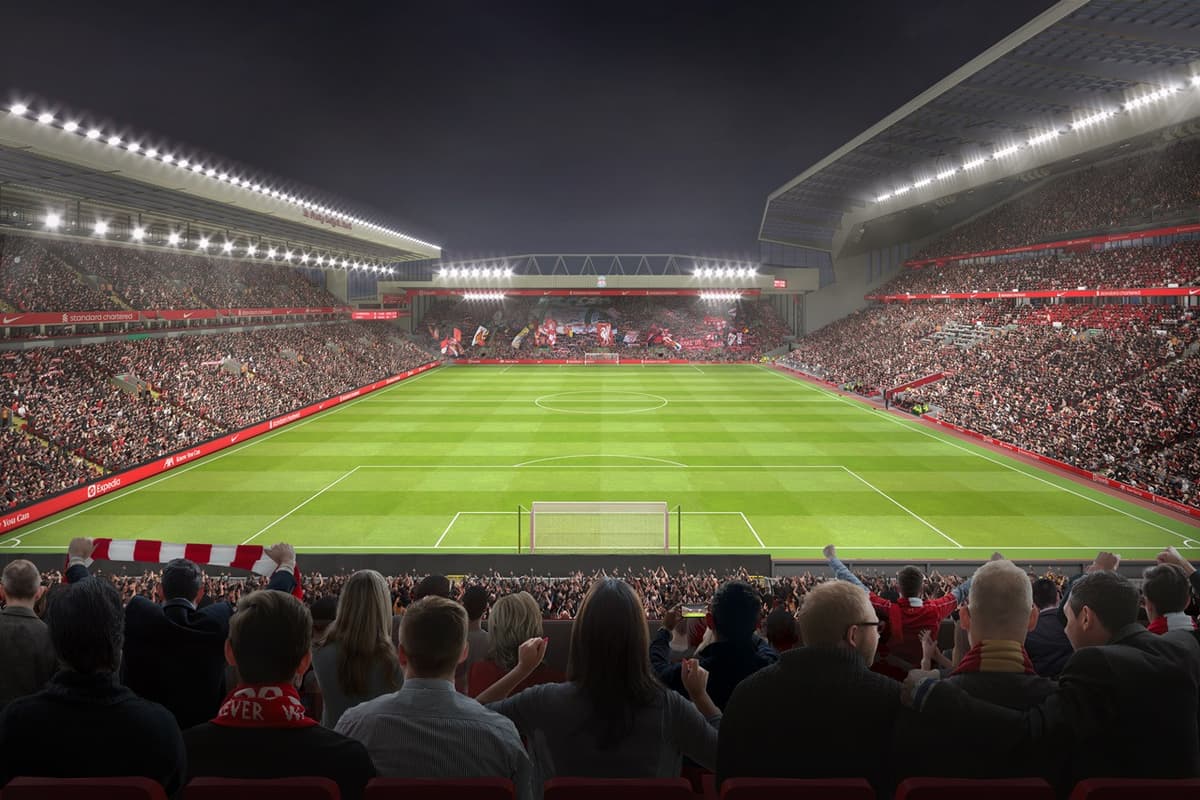 Liverpool FC Premier League Football Match Ticket at Anfield Stadium