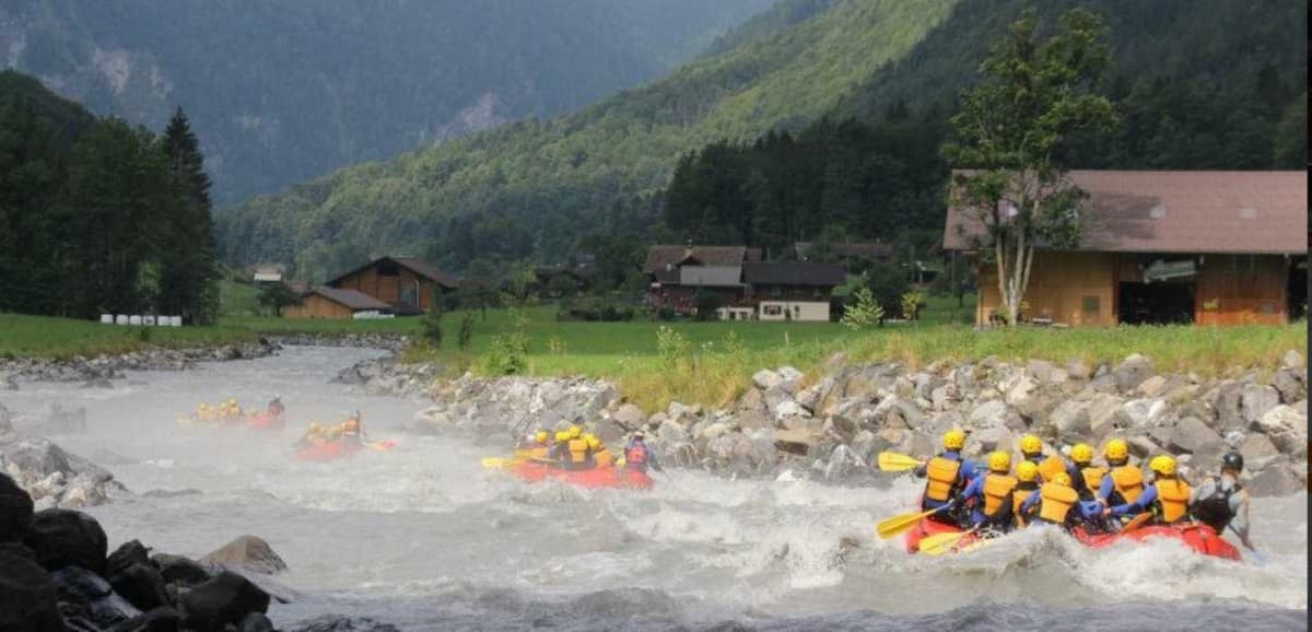 River Rafting in Lutschine