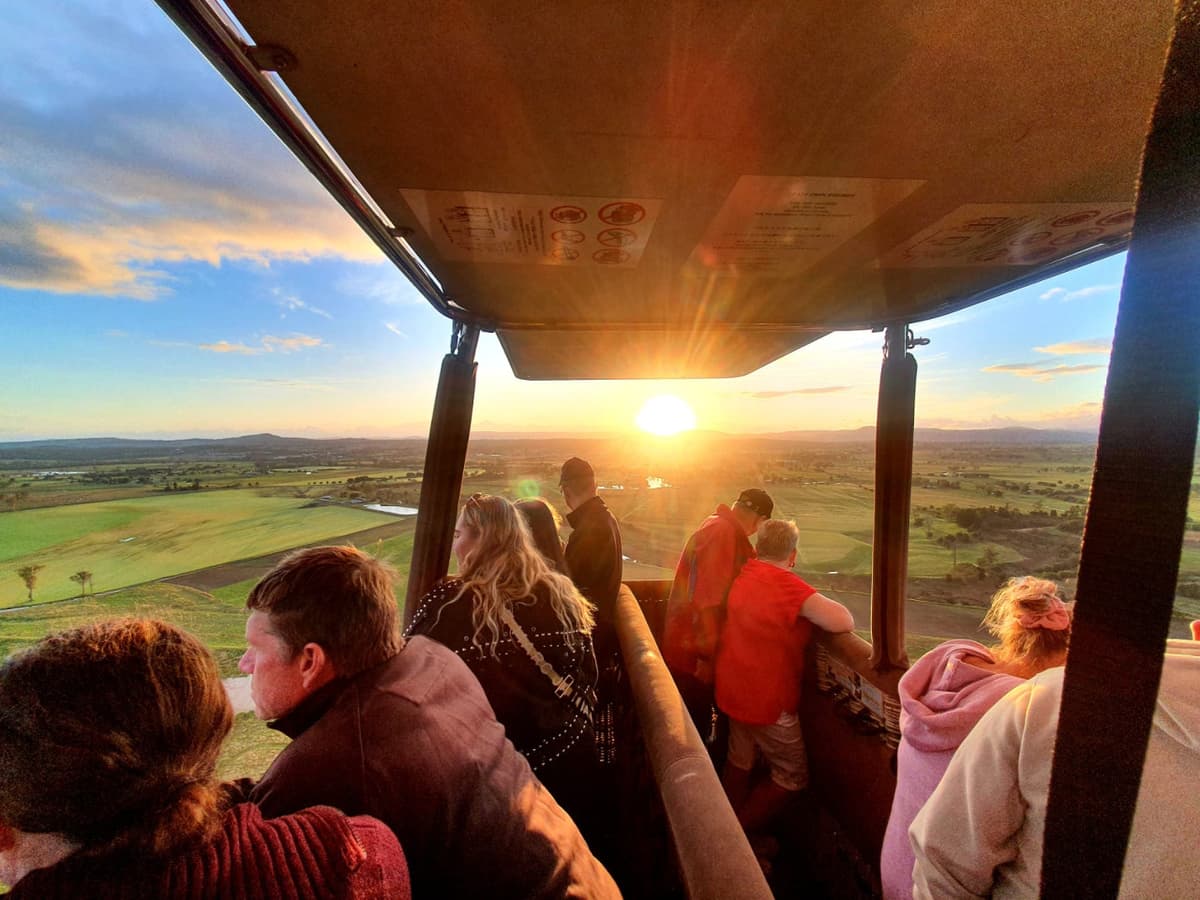 Hot Air Balloon Flight over Gold Coast with Optional upgrade to Breakfast