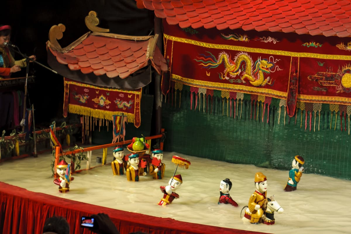 Ho Chi Minh City Traditional Vietnamese Water Puppet Show with Dinner