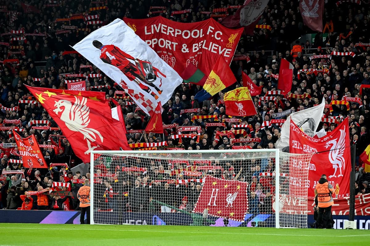 Liverpool FC Premier League Football Match Ticket at Anfield Stadium