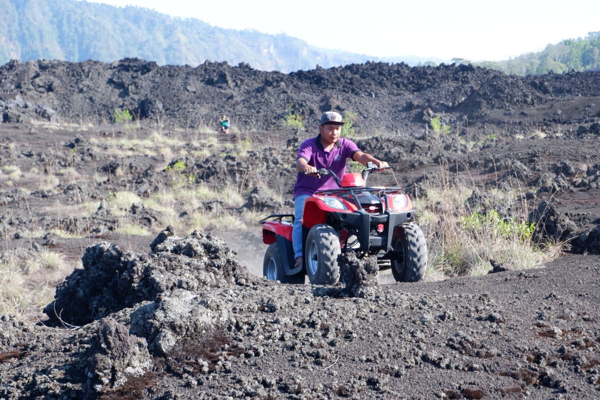 Mount Batur Quad Bike Tour and Hot Spring Visit
