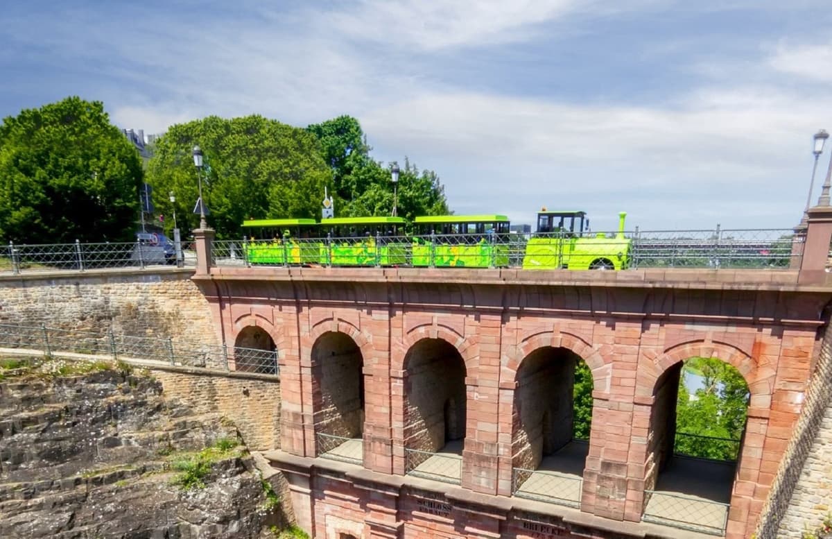 City Train in Old Town Luxembourg