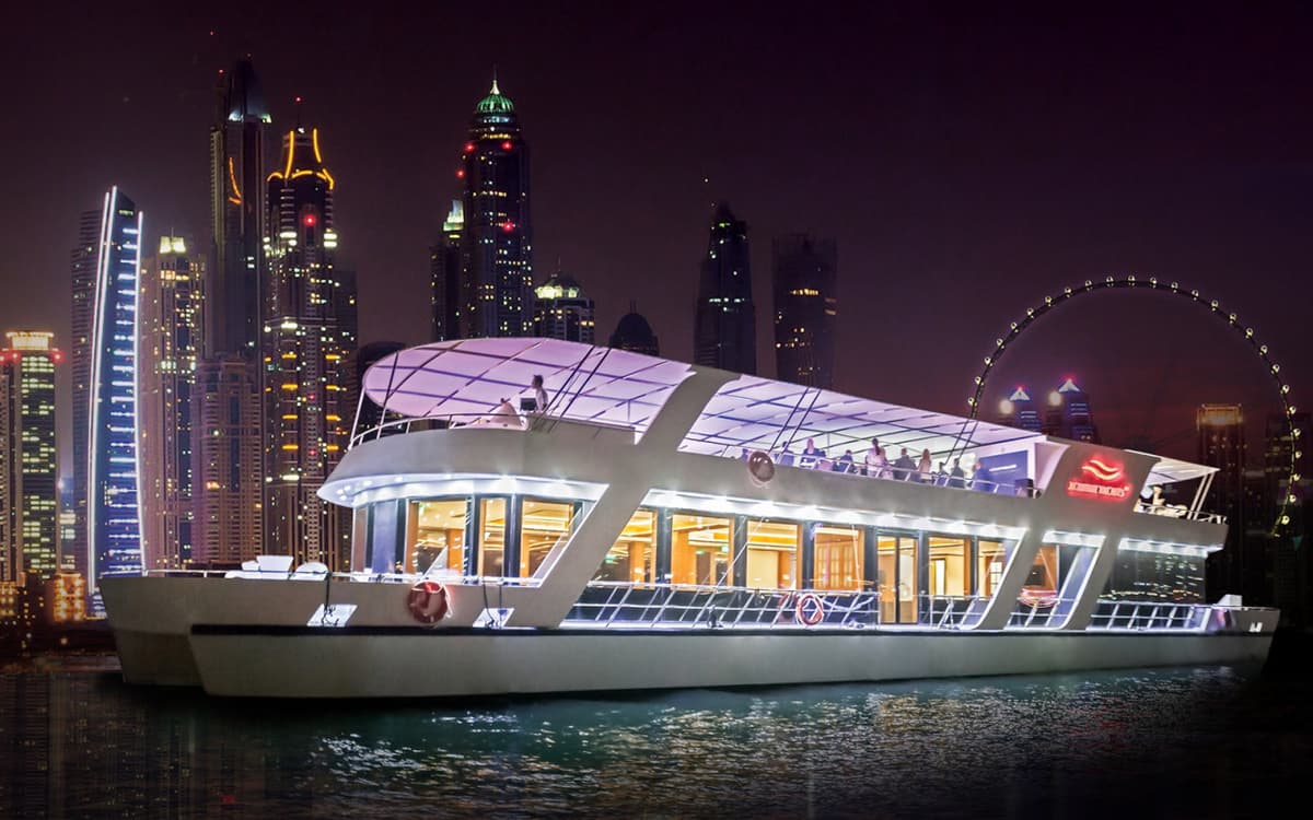 Dubai Marina Sunset or Dinner Cruise with Live Music